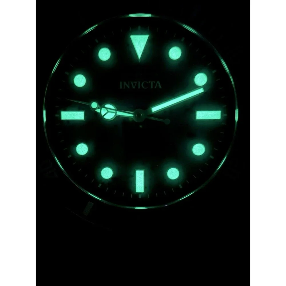 SPRUCE UP THE WALL with Invicta Pro Diver Red & Blue Wall Clock Glows In Dark